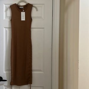 Brand New Lioness military minds mini or midi dress Sz xsmall